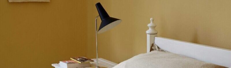 Bedroom ft. Humpty Dumpty|Bedroom - Eiderdown, Rosie Posie, Eyebright|Bedroom painted in Hobgoblin Claypaint.|Whites for north facing bedrooms|Bedroom - Eiderdown, Rosie Posie, Eyebright|White Clay in North facing bedrooms.|Colour of the year 2022 - Lily