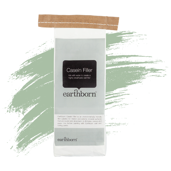 Breathable casein filler for walls|||White Clay and Grassy