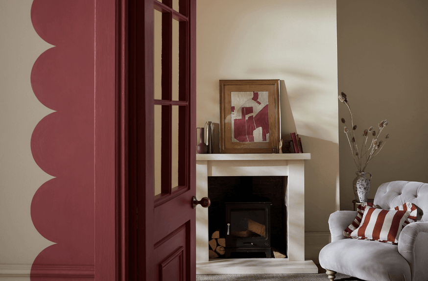 Crocky Road and Can-Can Inspiration|Splashing and Gosh Golly painted in a colourful bathroom.