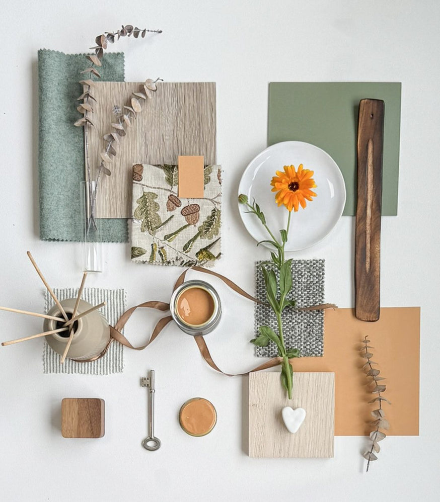 Freckle, Flutterby and Secret Room moodboard