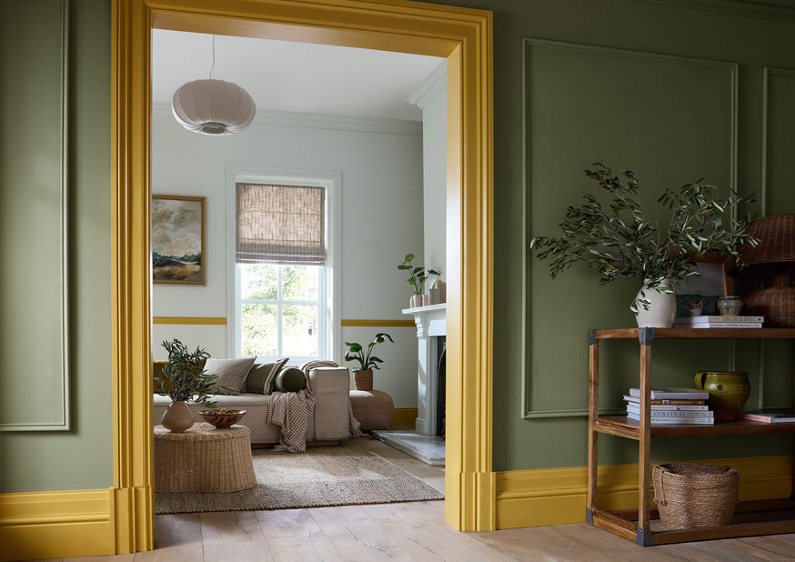Warm paint colours for your living room