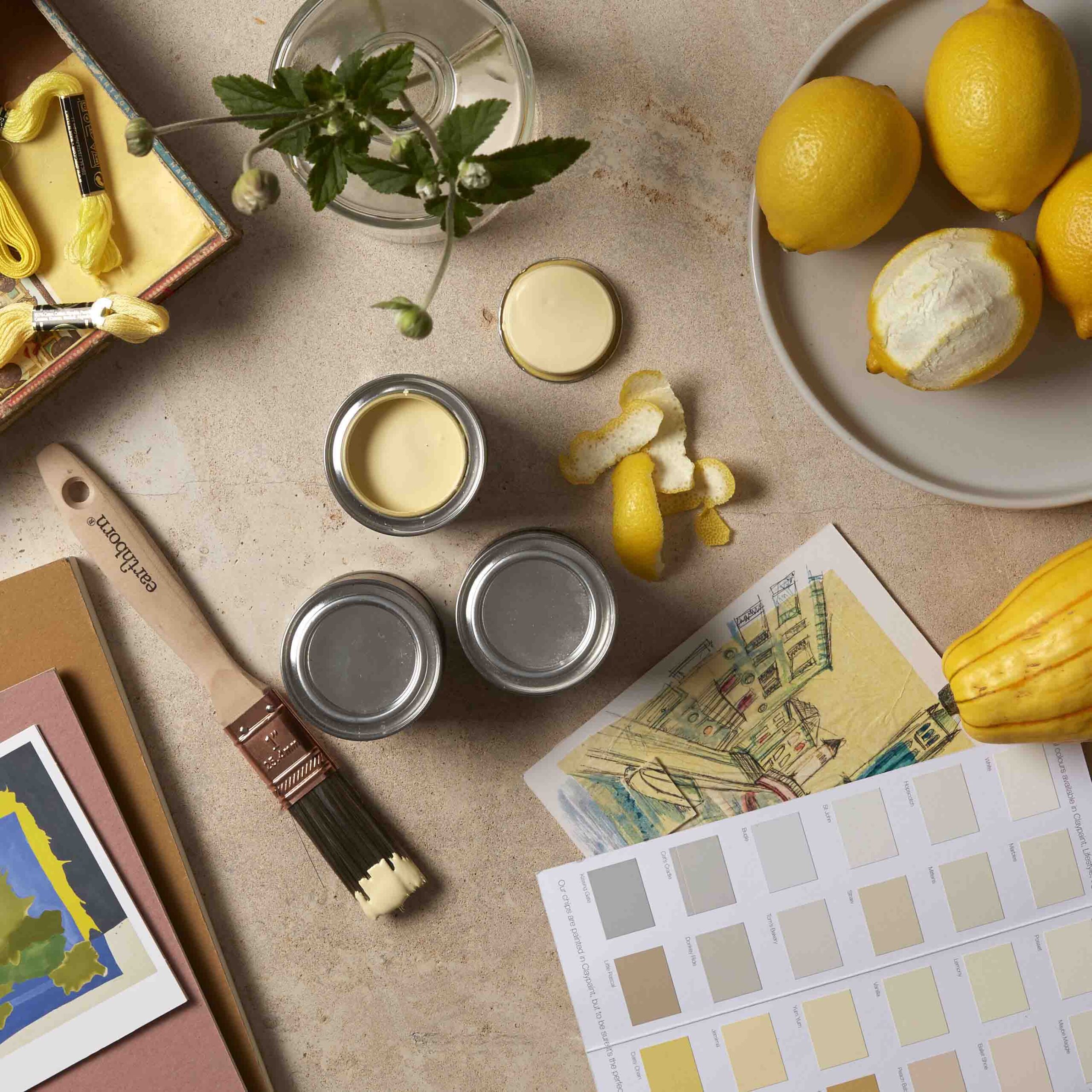 How to create a mood board - Earthborn Paints