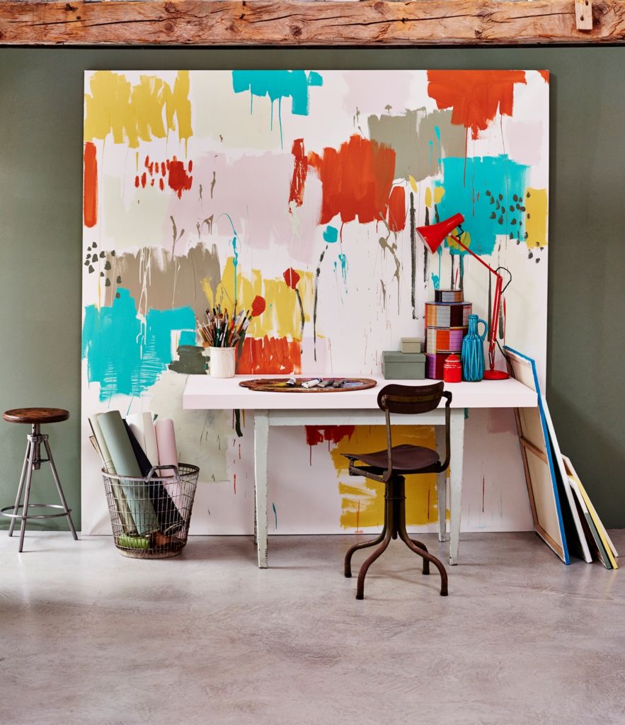 Earthborn eco friendly Claypaint sample pots are perfect for these quick and easy paint projects