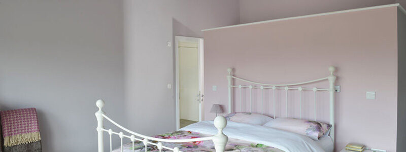 Pink and gentle bedroom.