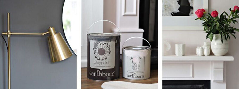 Room transformation with Earthborn paints.