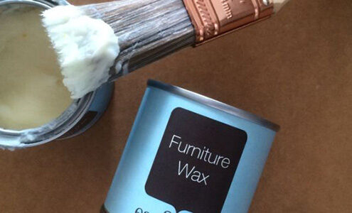 Furniture Wax and brush.