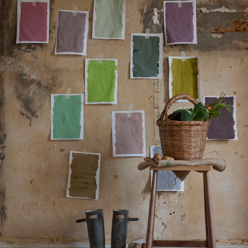 Test paint colours by painting large swatches onto card and place around your room. Eco friendly paint testers