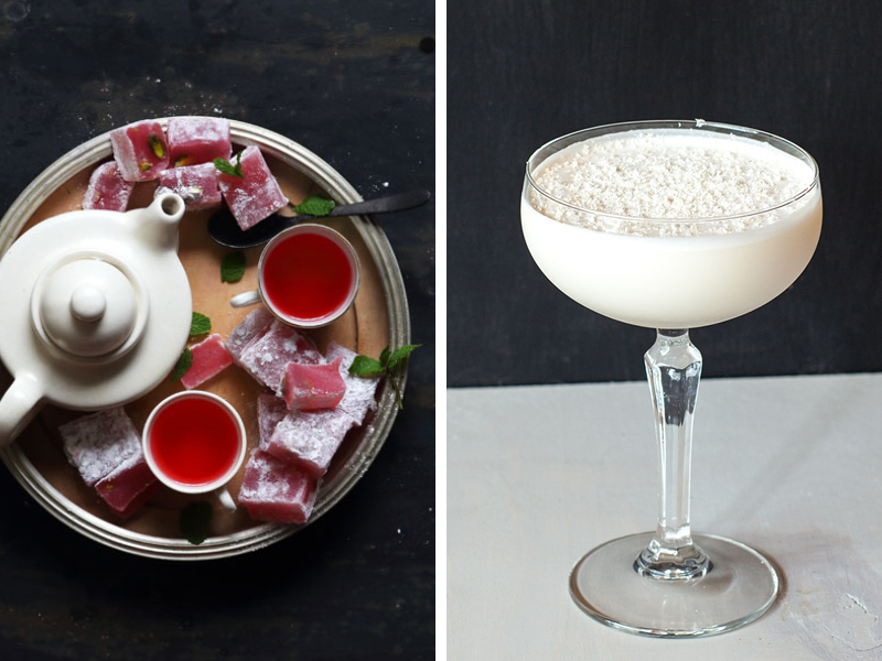 Earthborn festive recipes - Christmas cocktails and turkish delight