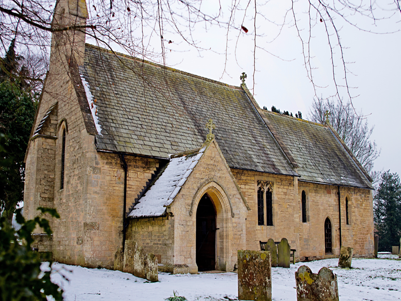 The picturesque St James Church in Halloughton recently underwent a programme of repair