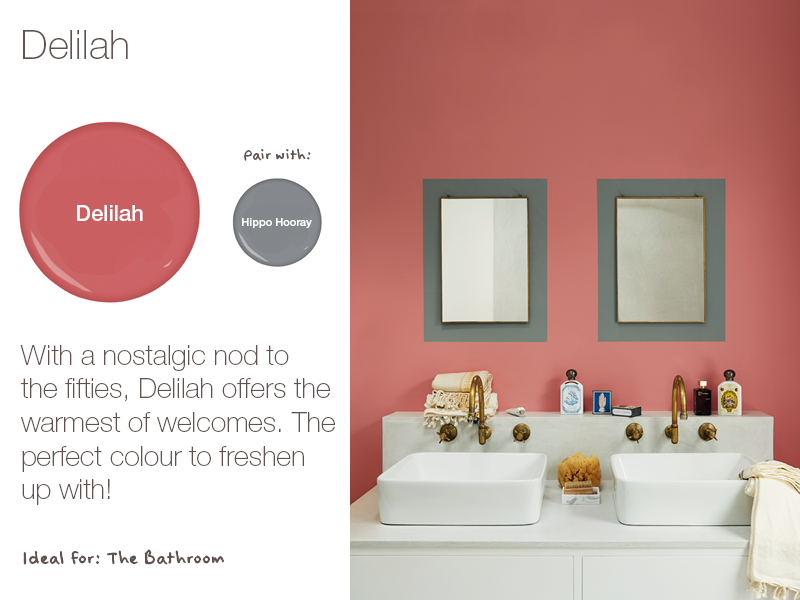 Earthborn Delilah is a brand new eco paint colour for 2019. A nostalgic pink.