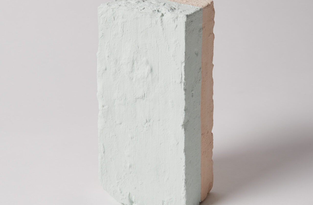 Silicate Colour Greenstone side - Brick shot