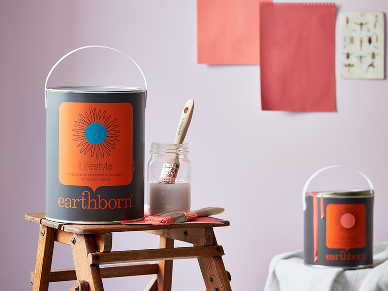 Earthborn Lifestyle paint is a durable, washable emulsion that's perfect for high traffic areas