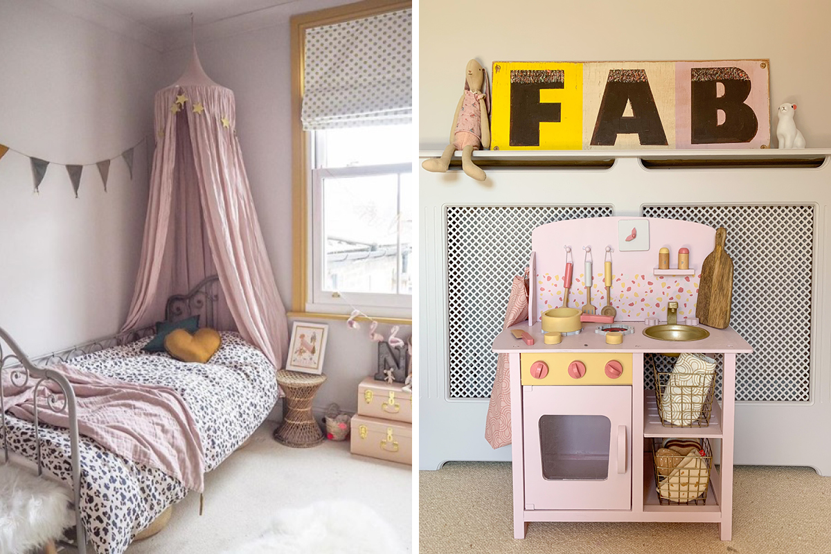 Jess from Gold is a Neutral used Earthborn colours for her daughters bedroom makeover