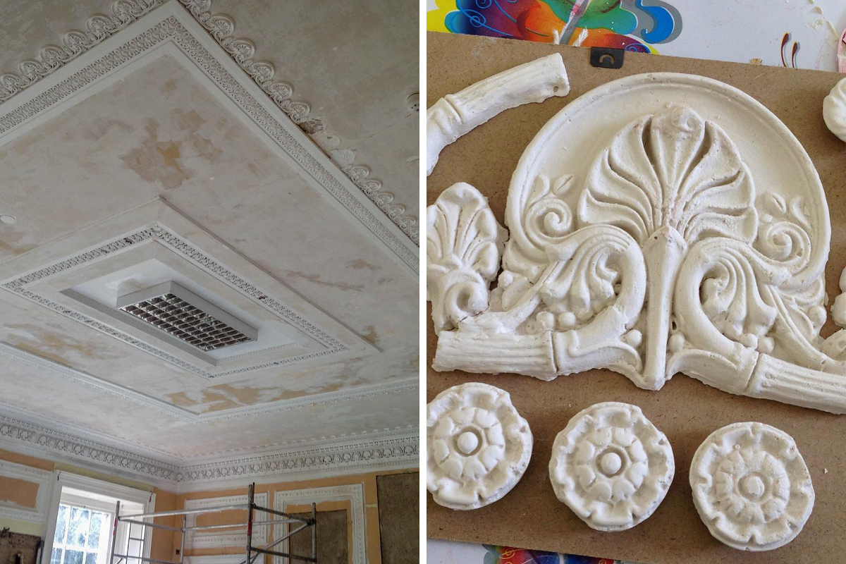 Restoration of the Club Room at Moreton House 