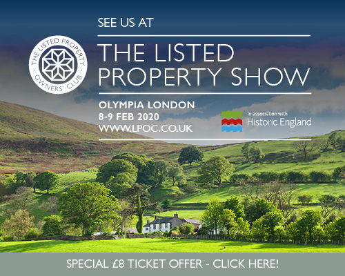 Visit Earthborn at the Listed Property Show at London's Olympia