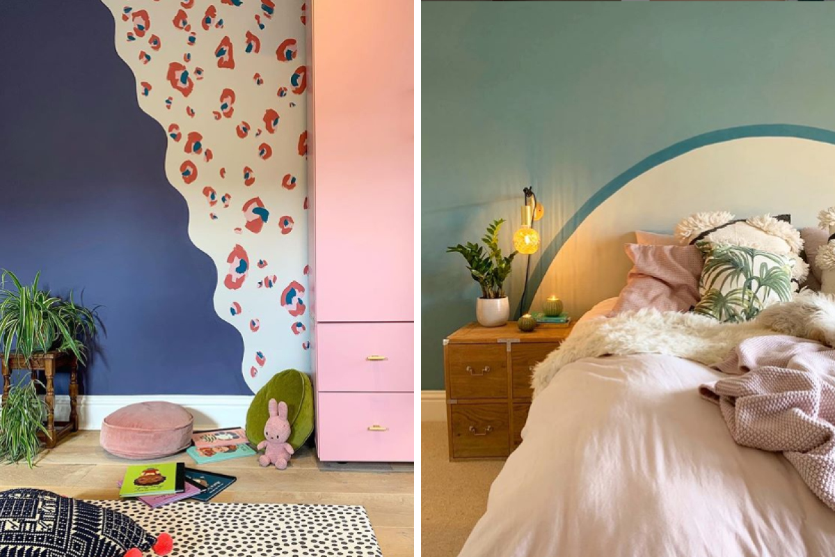 Naptime Style added personality to these rooms with our eco paint and a bit of imagination