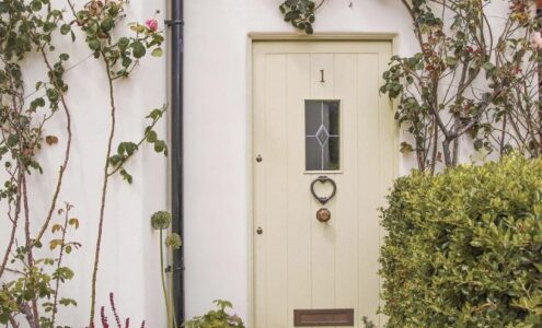 Little Stone Cottage painted in Buttermilk.