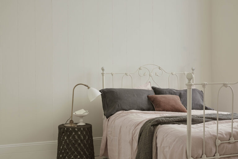 White Clay - neutral bedroom.