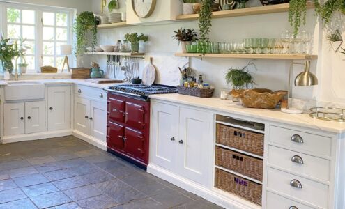 Pandora Maxton's light-filled kitchen.