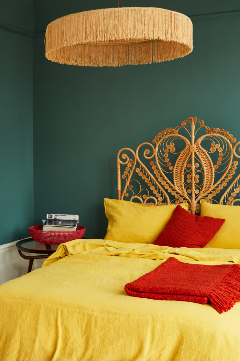 Bedroom painted in Hobgoblin Claypaint.