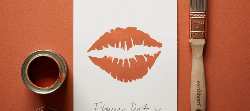 Brush shot Flower Pot