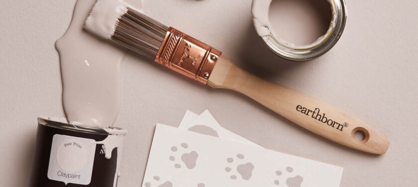 Brush shot Paw Print