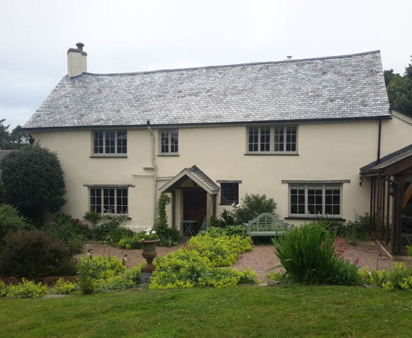 House painted in Silicate Masonry Paint.