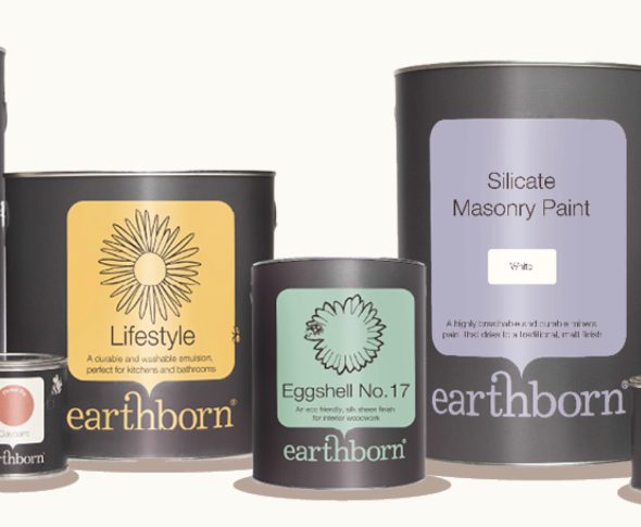 Earthborn paint finishes show using the different tins.