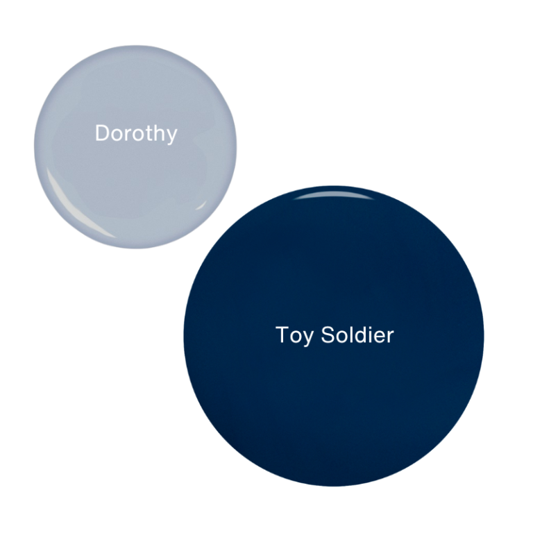 Toy Soldier and Dorothy Colour blobs.