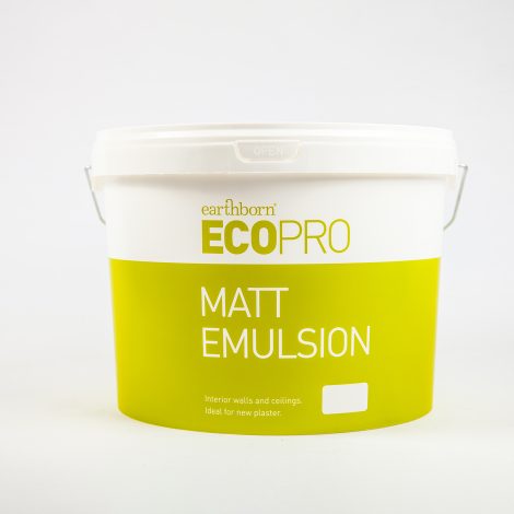 Earthborn Eco Pro matt emulsion product shot.