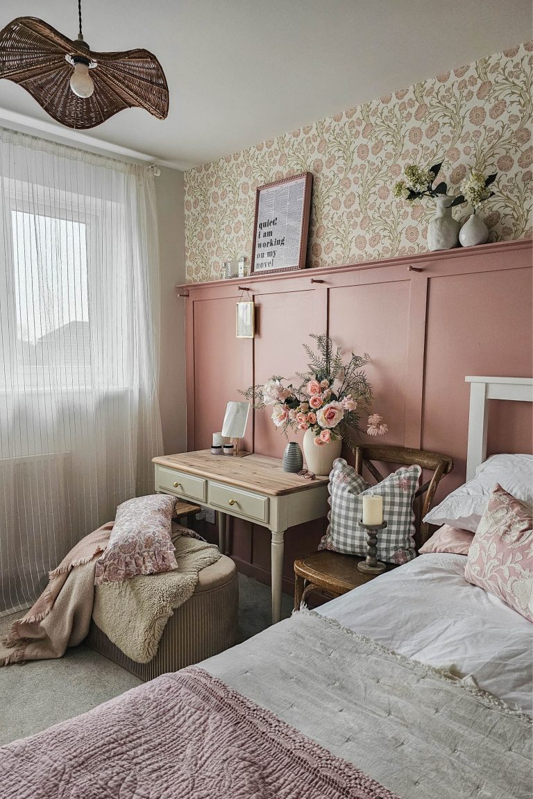 Emma Early bedroom in Flora's Tale for Cocoon Bloom trend.