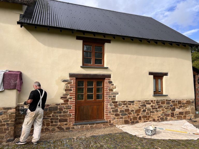 Coombe Farm painted by Bramhill Builders.